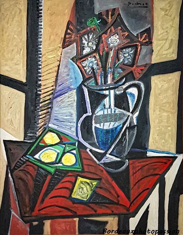 Nature morte aux fleurs et aux citrons (1941) Pablo Picasso